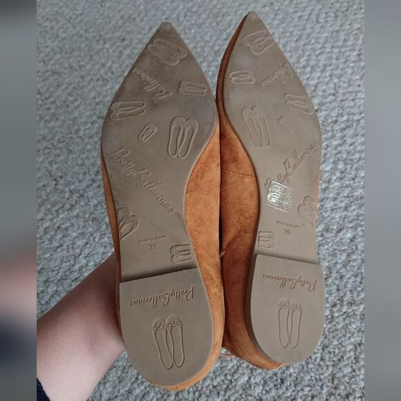 PRETTY BALLERINAS pointy toe Lace-up ballerina size 8 - Picture 12 of 12